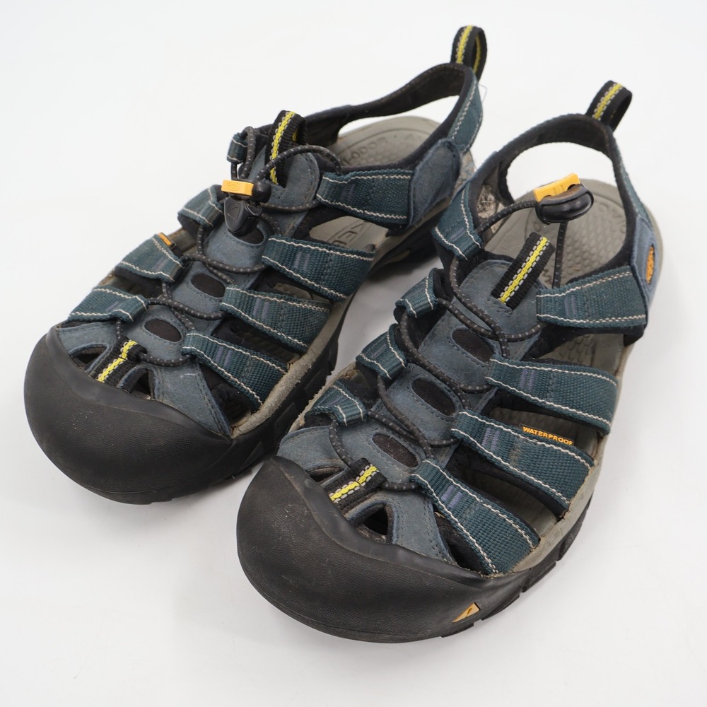 Keen Newport H2 Sport Sandals Mens 8.5 Blue Waterproof Hiking Water Shoes